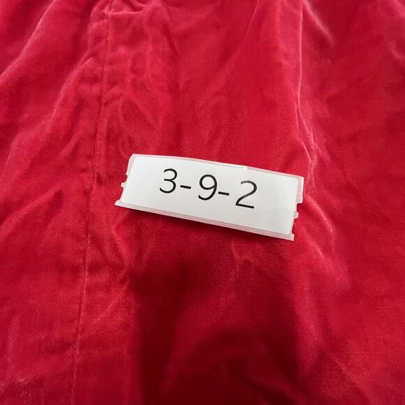 J Crew Skirt Womens 4 Red Pink Coral Velvet Mini A Line New - Picture 5 of 7